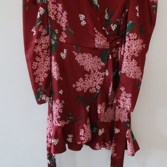 Keepsake This Moment Long Sleeve Wrap Dress Size XXS - Picture 7 of 9